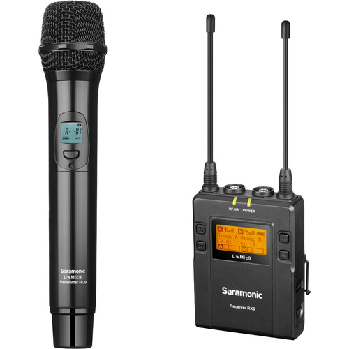 Saramonic UwMic9 CameraMount Wireless Cardioid Handheld Microphone