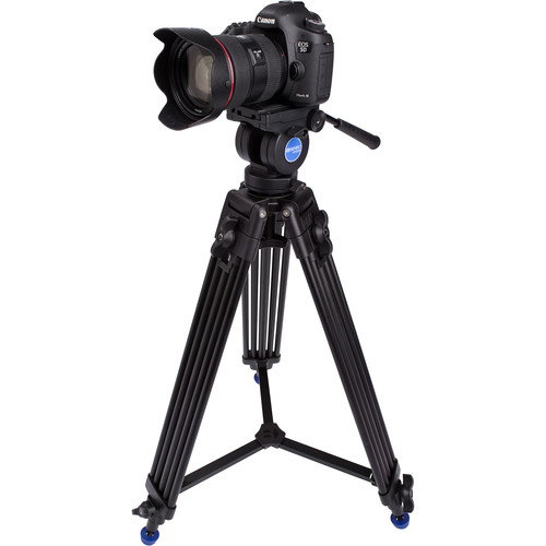 Benro KH25P Video Head & Tripod Kit (61.6″ Max) Curven Store