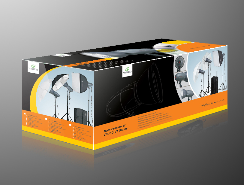 VISICO VL300 PLUS (300W) SOFTBOX STUDIO LIGHT KIT Curven Store