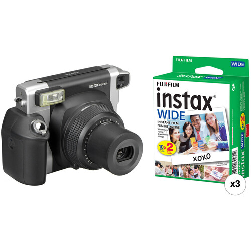 FUJIFILM INSTAX WIDE 300 Instant Film Camera with Three Twin Packs of Film  Kit – Curven Store