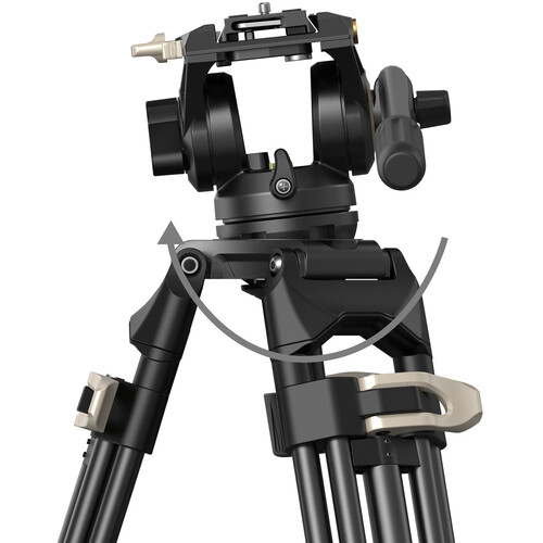 SmallRig AD-01 Heavy-Duty Tripod with Fluid Head – Curven Store